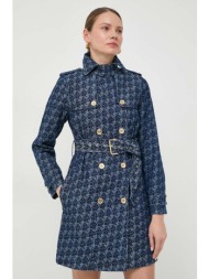τζιν παλτό michael michael kors γυναικεία, χρώμα: ναυτικό μπλε 98% βαμβάκι, 2% βισκόζη