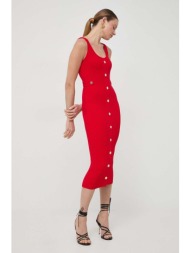 φόρεμα michael michael kors χρώμα: κόκκινο 71% ανακυκλωμένη βισκόζη, 16% πολυεστέρας, 8% νάιλον, 5% 