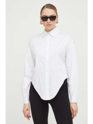 πουκάμισο guess χρώμα: άσπρο 97% βαμβάκι, 3% σπαντέξ