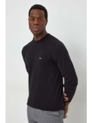 ένα πουλόβερ σε μείγμα μεταξιού calvin klein χρώμα: μαύρο 90% βαμβάκι, 10% μετάξι