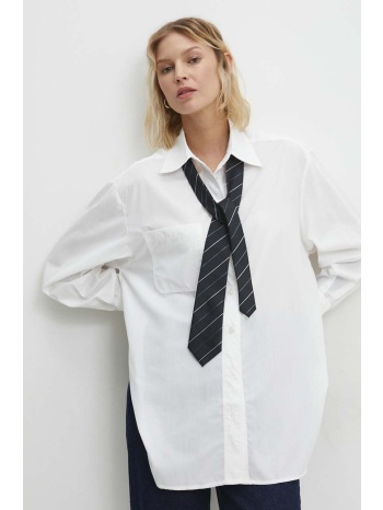 πουκάμισο answear lab χρώμα άσπρο 65% πολυεστέρας, 35%