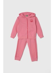 παιδική βαμβακερή αθλητική φόρμα united colors of benetton χρώμα: ροζ κύριο υλικό: 100% βαμβάκι
πρόσ