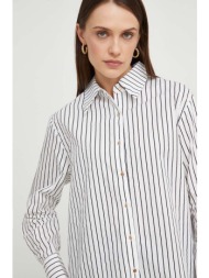 βαμβακερό πουκάμισο answear lab χρώμα: άσπρο 100% βαμβάκι