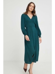 φόρεμα answear lab χρώμα: πράσινο 100% βισκόζη