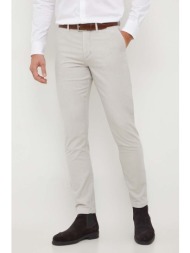 παντελόνι tommy hilfiger χρώμα: γκρι 96% βαμβάκι, 4% σπαντέξ