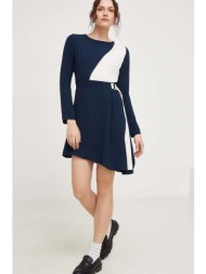 φόρεμα answear lab χρώμα: ναυτικό μπλε 100% βισκόζη