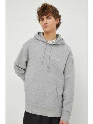 βαμβακερή μπλούζα levi`s χρώμα: γκρι, με κουκούλα κύριο υλικό: 100% βαμβάκι
πλέξη λαστιχο: 98% βαμβά