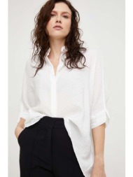 πουκάμισο answear lab χρώμα: άσπρο 84% modal, 16% νάιλον