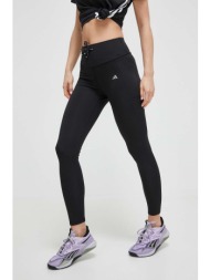 κολάν για τρέξιμο adidas performance run essential χρώμα: μαύρο 85% ανακυκλωμένος πολυεστέρας, 15% σ