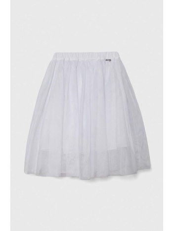 παιδική φούστα guess χρώμα άσπρο κύριο υλικό 100%