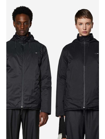 μπουφάν rains padded nylon jacket χρώμα μαύρο f30 κύριο