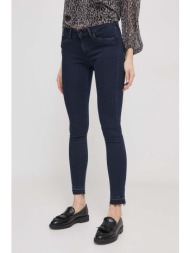 τζιν παντελονι pepe jeans χρώμα: ναυτικό μπλε κύριο υλικό: 98% βαμβάκι, 2% σπαντέξ
φόδρα: 65% πολυεσ