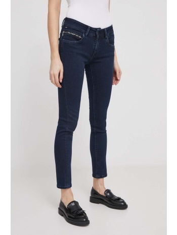 τζιν παντελονι pepe jeans χρώμα ναυτικό μπλε κύριο υλικό