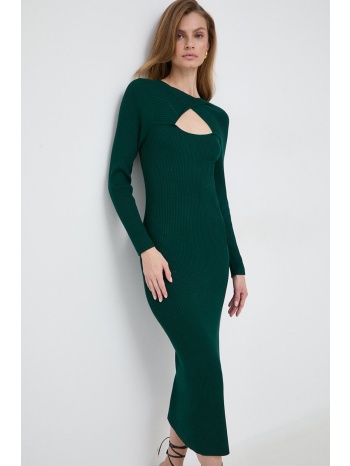φόρεμα morgan χρώμα πράσινο 77% βισκόζη από βιώσιμη