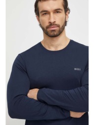 μακρυμάνικο lounge boss χρώμα: ναυτικό μπλε 95% βαμβάκι, 5% σπαντέξ