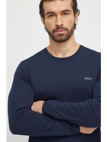 μακρυμάνικο lounge boss χρώμα ναυτικό μπλε 95% βαμβάκι, 5%