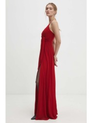 φόρεμα answear lab χρώμα: κόκκινο 95% πολυεστέρας, 5% σπαντέξ