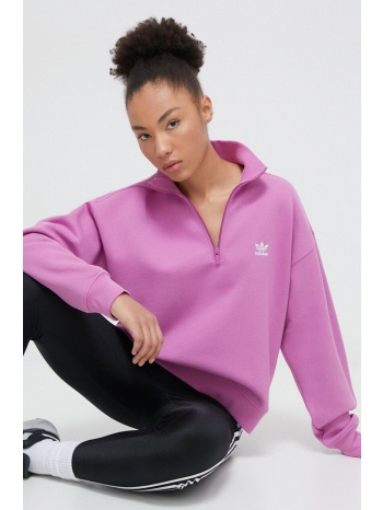 μπλούζα adidas originals χρώμα ροζ κύριο υλικό 70%
