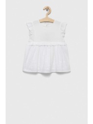 φόρεμα μωρού united colors of benetton χρώμα: άσπρο φόδρα: 100% βαμβάκι
υλικό 1: 100% βαμβάκι
υλικό 
