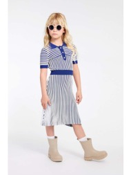 παιδικό φόρεμα guess χρώμα: ναυτικό μπλε 80% βισκόζη, 20% πολυαμίδη