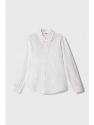 παιδικό πουκάμισο guess χρώμα: άσπρο 97% βαμβάκι, 3% σπαντέξ