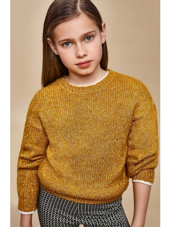 παιδικό πουλόβερ mayoral χρώμα κίτρινο 85% πολυεστέρας