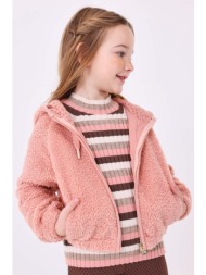 παιδική μπλούζα mayoral χρώμα: ροζ, με κουκούλα 60% βαμβάκι, 40% πολυεστέρας