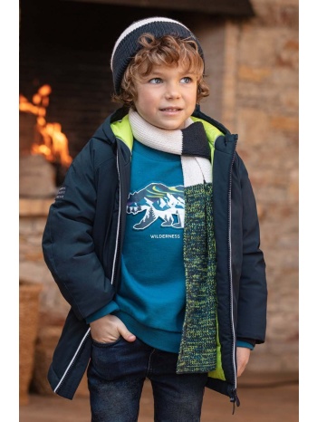 παιδικό μπουφάν mayoral χρώμα ναυτικό μπλε κύριο υλικό