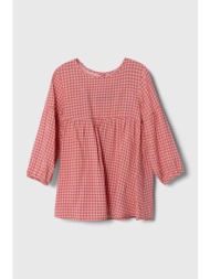 παιδικό φόρεμα united colors of benetton χρώμα: ροζ 100% βισκόζη