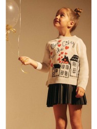 παιδικό πουλόβερ mayoral χρώμα: μπεζ 55% πολυαμίδη, 40% ακρυλικό, 5% μαλλί