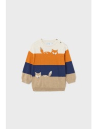 πουλόβερ μωρού mayoral χρώμα: πορτοκαλί 60% βαμβάκι, 30% πολυαμίδη, 10% μαλλί