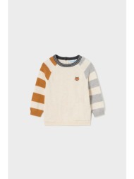 πουλόβερ μωρού mayoral χρώμα: μπεζ 60% βαμβάκι, 30% πολυαμίδη, 10% μαλλί