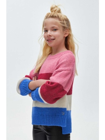 παιδικό πουλόβερ από μείγμα μαλλιού mayoral χρώμα μοβ 95%