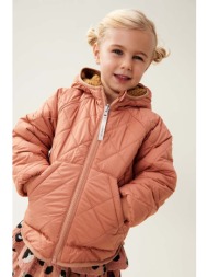 αναστρέψιμο παιδικό μπουφάν liewood χρώμα: πορτοκαλί 100% ανακυκλωμένος πολυεστέρας