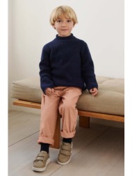 παιδικό μάλλινο πουλόβερ liewood χρώμα: ναυτικό μπλε 100% βιολογικό μαλλί