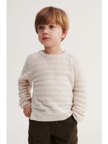 παιδικό πουλόβερ από μείγμα μαλλιού liewood χρώμα μπεζ
