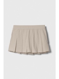 παιδική φούστα abercrombie & fitch χρώμα: μπεζ 89% πολυεστέρας, 11% σπαντέξ