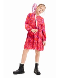 παιδικό φόρεμα desigual χρώμα: κόκκινο 100% βισκόζη
συμβουλές φροντίδας:
 να μην στεγνωκαθαριστεί, π