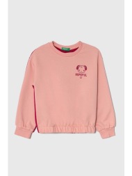 παιδική μπλούζα united colors of benetton χρώμα: ροζ κύριο υλικό: 65% βαμβάκι, 35% πολυεστέρας
προσθ