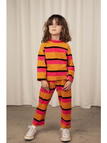 παιδικό βαμβακερό πουλόβερ mini rodini χρώμα πορτοκαλί