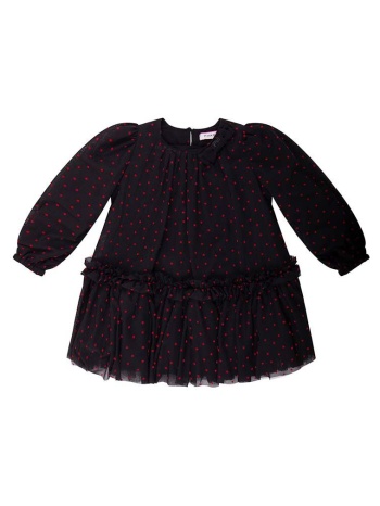 παιδικό φόρεμα pinko up χρώμα μαύρο 92% βαμβάκι, 8% σπαντέξ