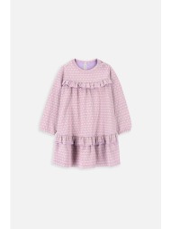 φόρεμα μωρού coccodrillo χρώμα: μοβ 95% βαμβάκι, 5% σπαντέξ