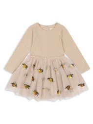 παιδικό φόρεμα konges sløjd χρώμα: κίτρινο υλικό 1: 100% βαμβάκι
υλικό 2: 100% πολυεστέρας