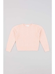παιδικό πουλόβερ zippy χρώμα: ροζ