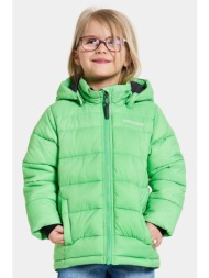 παιδικό χειμωνιάτικο μπουφάν didriksons rodi kids jacket χρώμα: πράσινο κύριο υλικό: 100% πολυαμίδη
