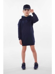 παιδικό φόρεμα boss χρώμα: ναυτικό μπλε κύριο υλικό: 87% βαμβάκι, 13% πολυεστέρας
φόδρα: 100% βαμβάκ