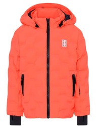 παιδικό μπουφάν για σκι lego 22879 jacket χρώμα: κόκκινο 100% πολυεστέρας
