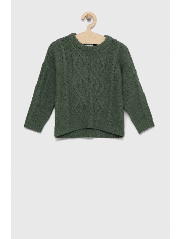 παιδικό πουλόβερ abercrombie & fitch χρώμα πράσινο 55%