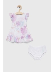 φόρεμα μωρού guess χρώμα: ροζ κύριο υλικό: 100% πολυεστέρας
φόδρα: 95% βαμβάκι, 5% σπαντέξ