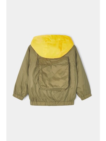 παιδικό μπουφάν mayoral χρώμα κίτρινο κύριο υλικό 100%